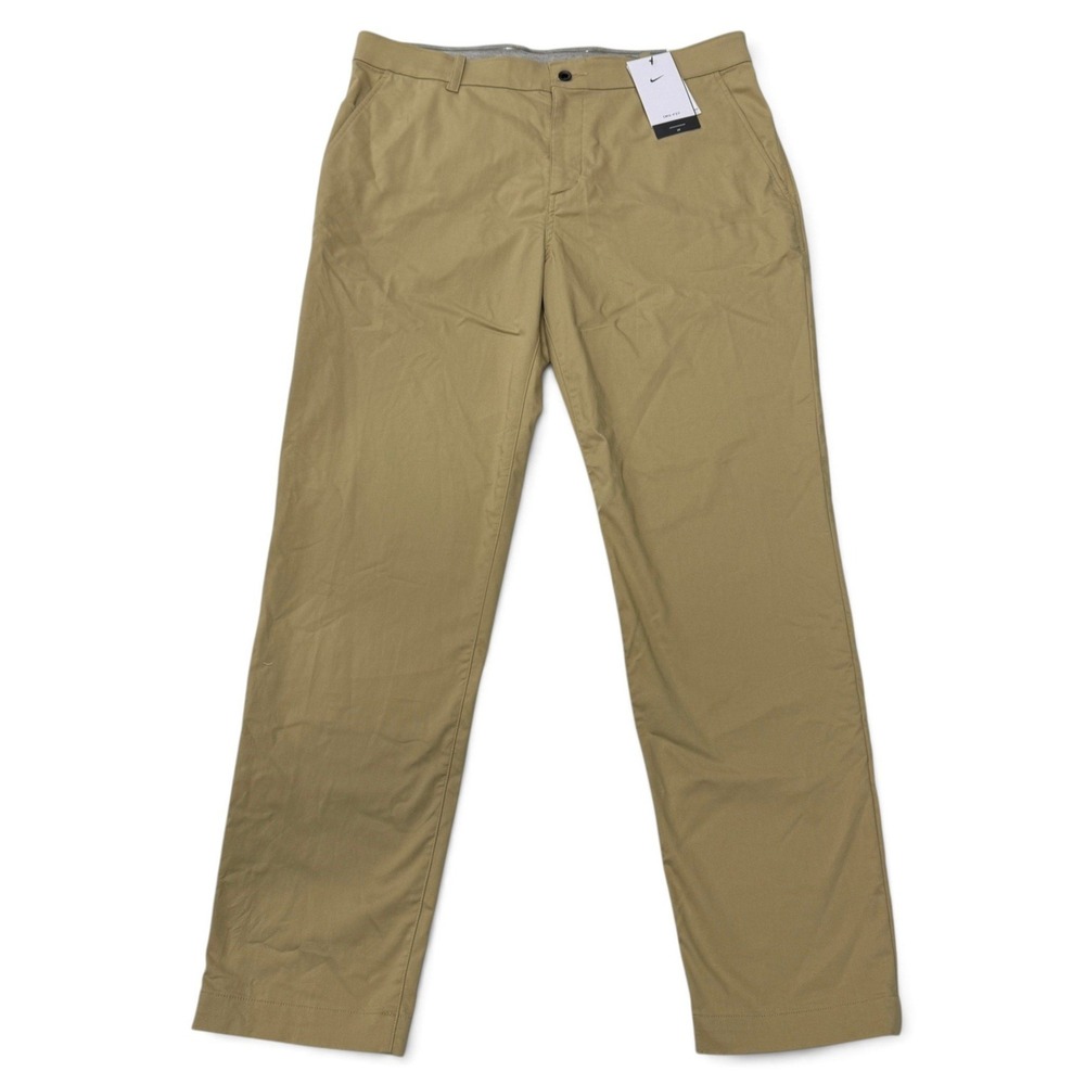 Nike Golf Dri-FIT UV Chino Pants Mens 36 x 34 Par Matter Khaki DA4089-297 NEW